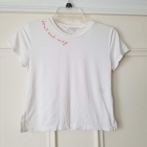 Don't Ask Why White Crop Top